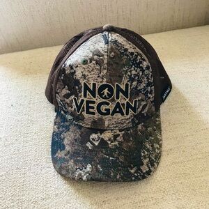 True Timber x Jack Links Non Vegan Camo Trucker Hat, NWOT